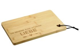 KESPER  Servierbrett "Zutat" Bambus  - 4 VPE