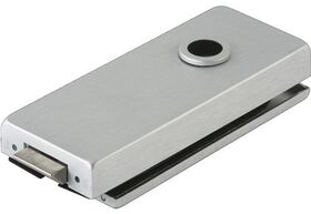 Glastürschloss STUDIO Classic LM niro elox.UV DIN L/R DORMA-GLAS