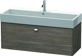 Duravit Waschtischunterbau BRIOSO Griff chrom 442x1184x459mm pine terra
