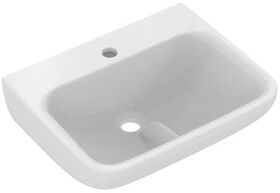 IDS Hygiene-Waschtisch CONTOUR 21 Plus m Finne m HL antibakteriell 500mm weiß IDEAL STANDARD