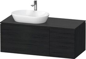 Duravit Waschtischunterbau L-CUBE 1220x482x550mm Ei sw o ES