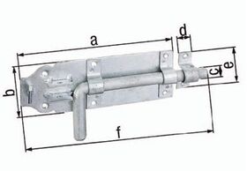 Bolzenr. L.160mm B.70mm STA TZN Ausschub 49mm GAH
