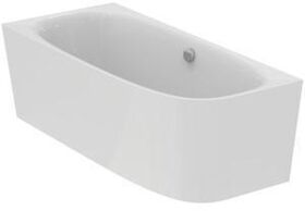 IDS D-Form-Badewanne DEA für Wandanbindung links, 1800x800mm weiß IDEAL STANDARD