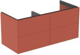 IDS Doppel-Waschtischunterschrank CONCA 4 Au o Platte 1200x370x505mm Sunset matt IDEAL STANDARD