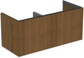 IDS Doppel-Waschtischunterschrank CONCA 4 Au o Pl 1200x370x505mm Walnuss dunkel IDEAL STANDARD