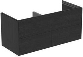 IDS Doppel-Waschtischunterschrank CONCA 4 Au o Pl 1200x370x505mm Eiche geflammt IDEAL STANDARD