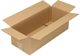 Faltkarton 1-wellig Maße 500x200x150mm Qualität 1.30 C braun TRANSPAK - VPE: 50