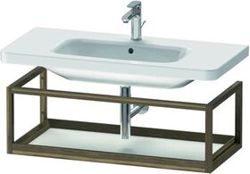 Duravit Ablage DURASTYLE 440x940x300mm weiß matt/nussbaum massiv