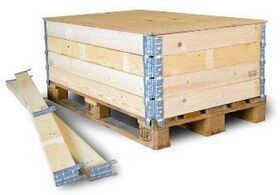 Holzaufsatzrahmen m.IPPC-Stempel Maße 800x600x200mm TRANSPAK - VPE: 5