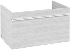 V&B Waschtischunterschrank VENTICELLO 753x420x502mm Griff white White Wood