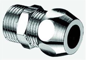 SCHELL Gerade-Verschraubung mit Außengewinde, chrom 3/8Zollx10mm - VPE: 20