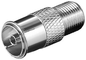 F-Adapter: F-Buchse > Koax-Buchse- VPE: 10
