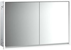 Emco LED-Lichtspiegelschrank LOFT UP 1200x733mm 2-türig aluminium/spiegel EMCO