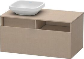 Duravit Waschtischunterbau DURASTYLE 550x1000x500mm Ausschnitt links leinen