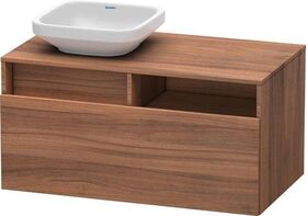 Duravit Waschtischunterbau DURASTYLE 550x1000x500mm Auss links nussbaum natur