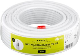 90 dB SAT-Koaxialkabel, doppelt geschirmt, 25m- VPE: 1