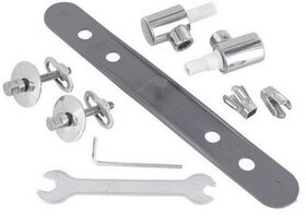 IDS Scharniersatz für WC-Sitz Washpoint Softclosing chrom IDEAL STANDARD