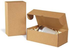 Klappschachtel 1-wellig Maße 265x155x91mm Qualität 1.4B braun TRANSPAK - VPE: 50