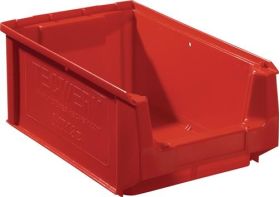 Sichtlagerkasten L350/300xB210xH140mm PE rot TECWERK