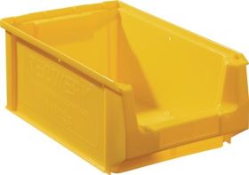 Sichtlagerkasten L350/300xB210xH140mm PE gelb TECWERK