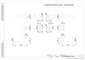 Rosettengrt.Ant.E1402Z/42KV/42KVS VA F69 rd.SK/OL DIN L/R D/D HOPPE