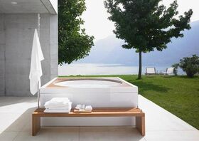 Duravit Quadrat-Whirlwanne BLUE MOON 460 l, 1400x1400mm, weiß Jet-System