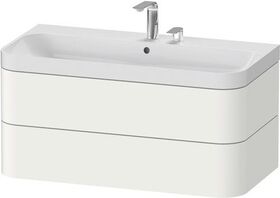 Duravit WTU HAPPY D.2 PLUS 975x490mm m UB 2 HL weiß seidenmatt