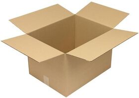 Faltkarton 1-wellig Maße 450x350x300 mm Qualität 1.30 C braun TRANSPAK - VPE: 25