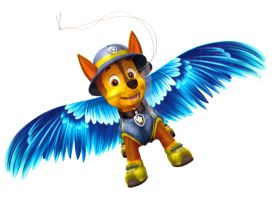 Bdt ''Drachenangel'' 70cm Angelrute + 30cm Drachen Paw Patrol