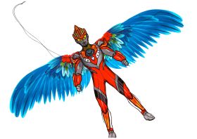 Bdt ''Drachenangel'' 70cm Angelrute + 30cm Drachen ''Ultraman''