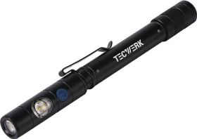 LED-Stiftleuchte Li-ion 90m blau/schwarz TECWERK