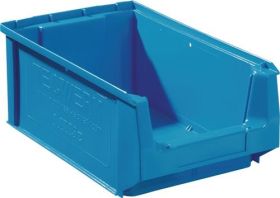 Sichtlagerkasten L350/300xB210xH140mm PE blau TECWERK