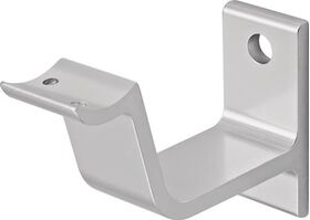 Handlaufträger 3553 Alu.silberf.elox.gewölbte Auflage HERMETA