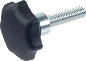 Sterngriff GN 6336.4 Sterngriffschraube Ku.d1 50mm d2 M 10mm l40mm GANTER - VPE: 25