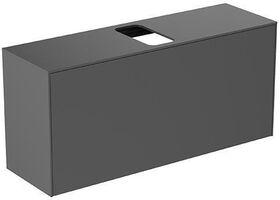 IDS Waschtischplatte CONCA mitt Auss 1202x373mm a Nr2019 ant matt IDEAL STANDARD