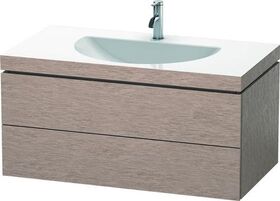Duravit Möbelwaschtisch DARLING NEW 1000x540mm o ÜL 1 HL eiche kaschmir
