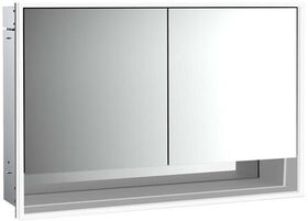 Emco LED-Lichtspiegelschrank LOFT UP 1200x733mm 2-tü Unterf. alu/spiegel EMCO