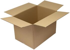 Faltkarton 2-wellig Maße 700x500x500mm Qualität 2.30BC braun TRANSPAK - VPE: 15