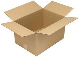 Faltkarton 1-wellig Maße 430x310x250mm A3 Qualität 1.30 C braun TRANSPAK - VPE: 25