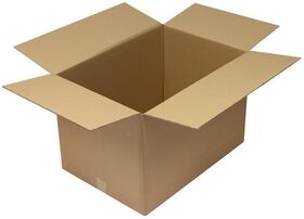 Faltkarton 2-wellig Maße 650x460x430mm C2 Qualität 2.30BC braun TRANSPAK - VPE: 10