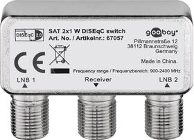 DiSEqC Umschalter 2x1- VPE: 1