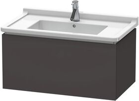 Duravit Waschtischunterbau L-CUBE 469x820x408mm graphit supermatt