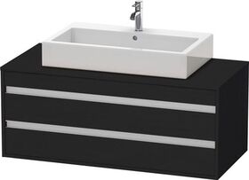 Duravit Waschtischunterbau KETHO 550x1200x496mm eiche schwarz