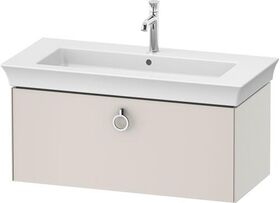 Duravit Waschtischunterbau WHITE TULIP 410x984x458mm nordic weiß seidenmatt