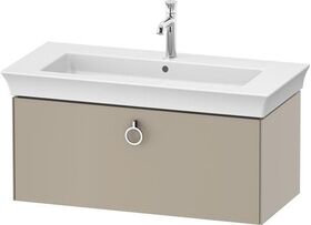 Duravit Waschtischunterbau WHITE TULIP 410x984x458mm taupe seidenmatt