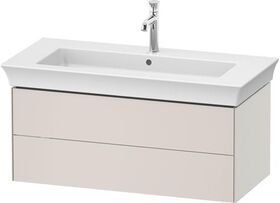 Duravit Waschtischunterbau WHITE TULIP 410x984x458mm nordic weiß seidenmatt