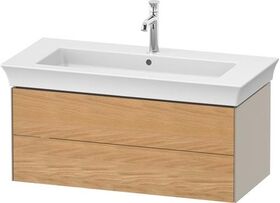 Duravit Waschtischunterbau WHITE TULIP 410x984x458mm Ei na mass / ta seidenmatt