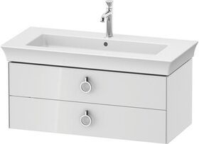 Duravit Waschtischunterbau WHITE TULIP 410x984x458mm weiß hochglanz