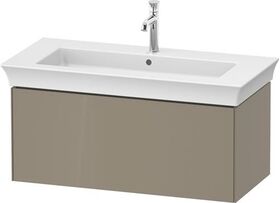 Duravit Waschtischunterbau WHITE TULIP 984x410mm 1 Ausz. Steingr hgl o ES