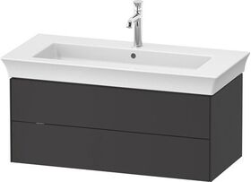 Duravit Waschtischunterbau WHITE TULIP 984x410mm 2 Schubk grap sdm o ES